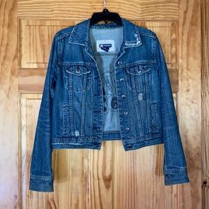 ❄️Duck Head Distressed Denim Jean Jacket Size Med